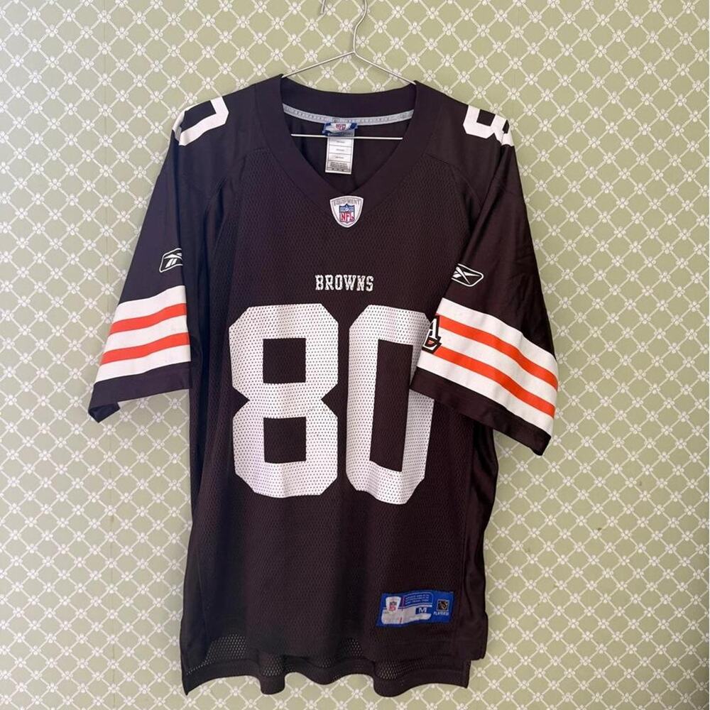 Vintage 2000s Reebok Cleveland Browns home Kellen Winslow jersey